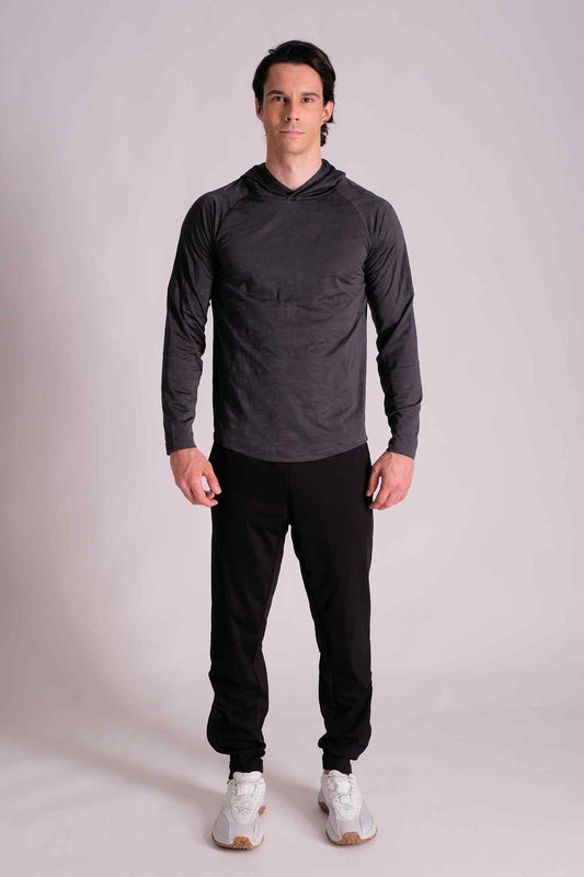 SPN22024 - Lightweight Quick-Dry Camo Raglan Sleeve Hooded Top - Jacquard Camo