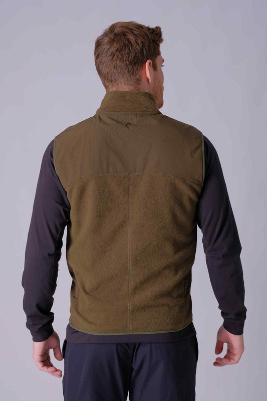 SPO0042 - Sustainable Micro Fleece Funnel Neck Full-Zip Insulated Vest