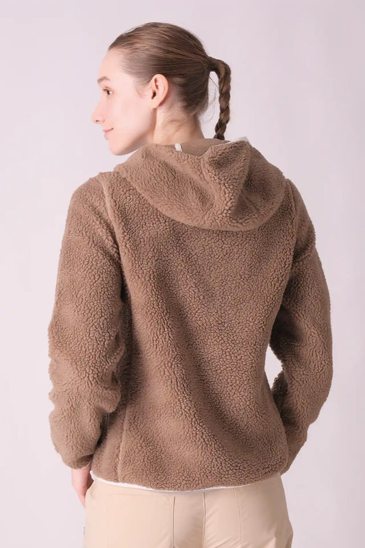 SPWO0050 - Women's Hooded Fleece Jacket - Coca