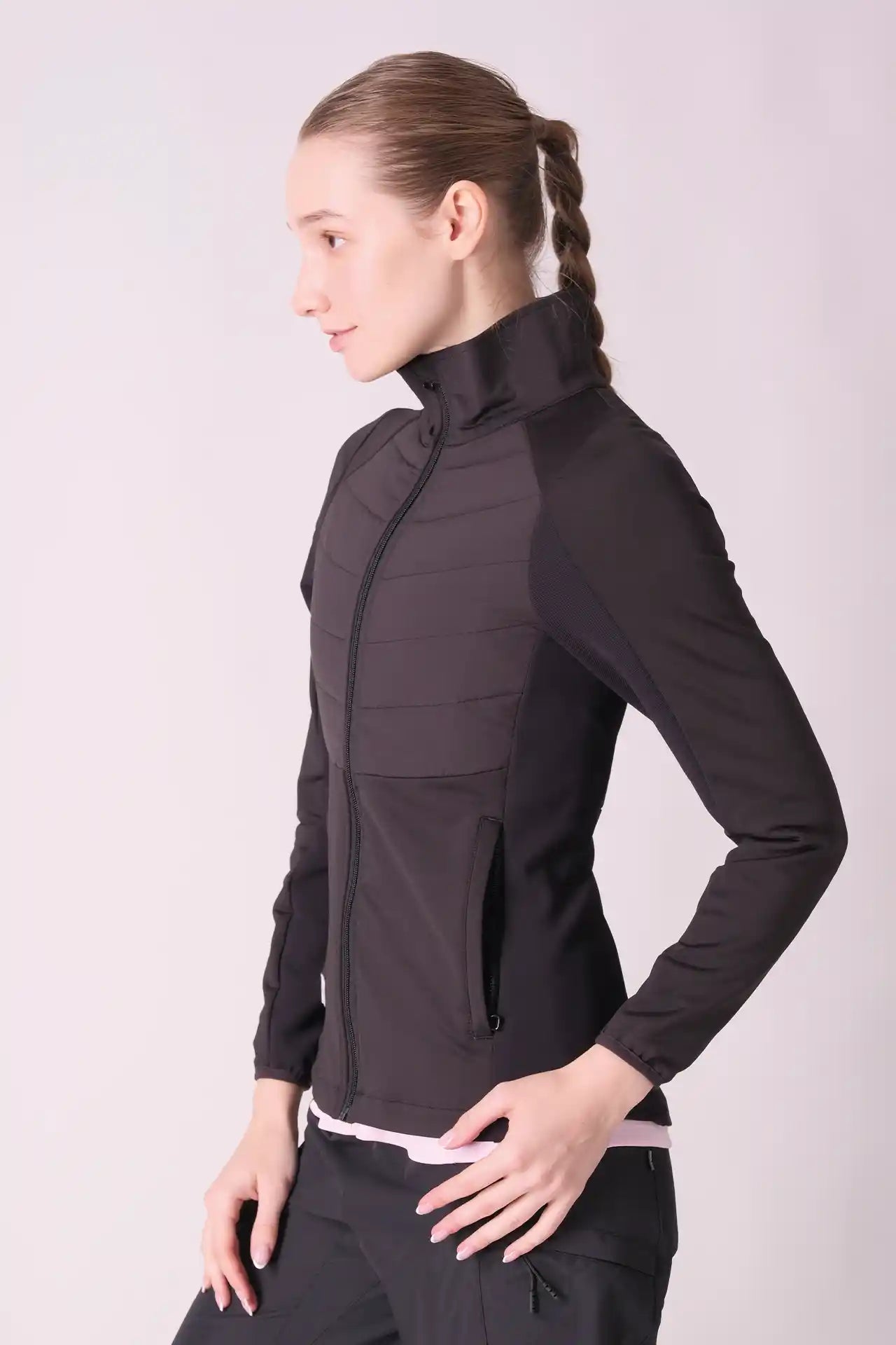 SPWO0078 - Women's Core Quilted Jacket - Black