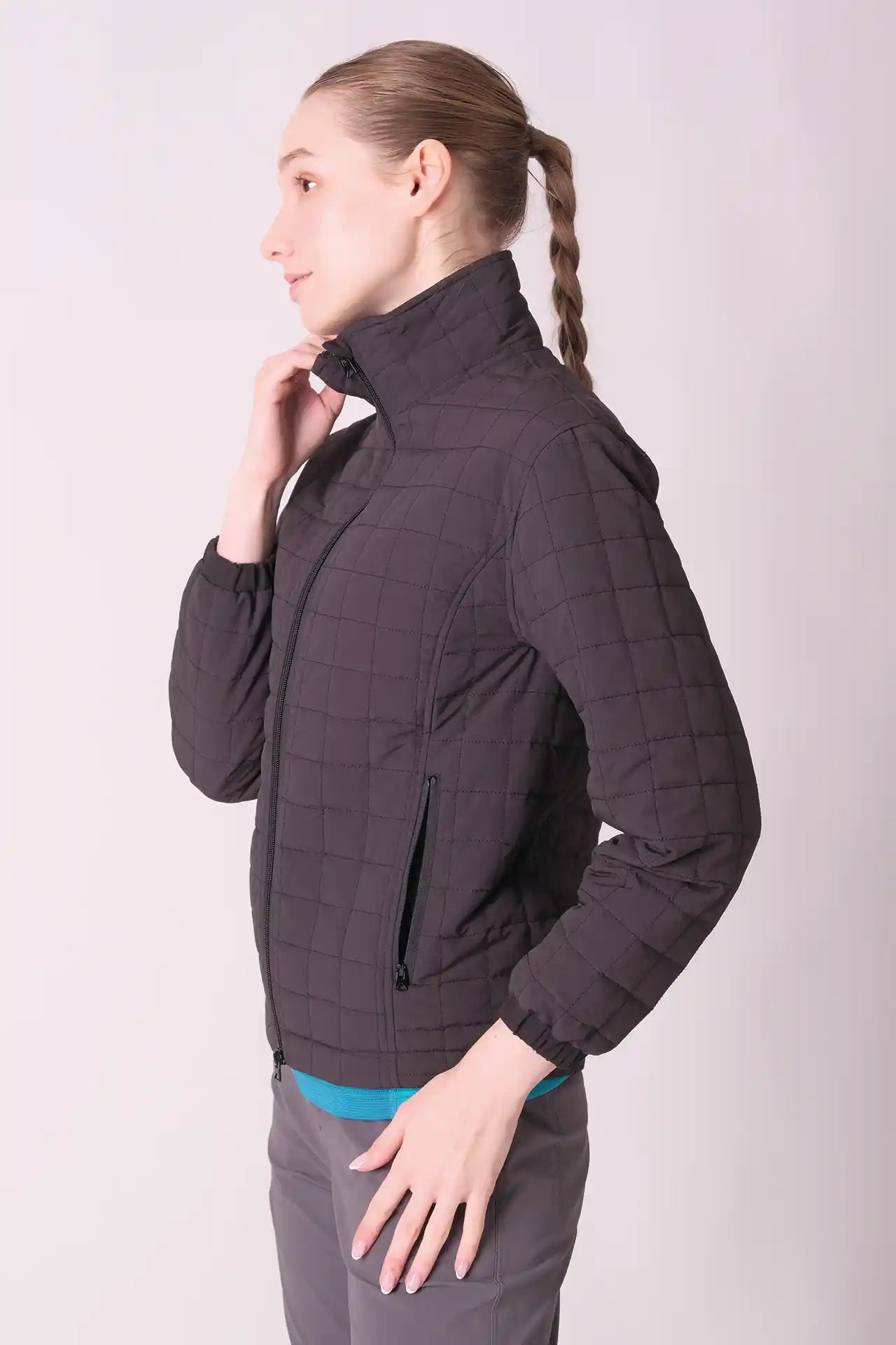 SPWO0079 - Women's High Comfort Quilted Jacket - Black