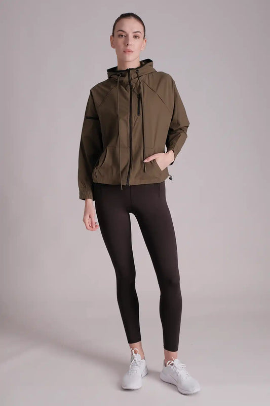 SPWO0088 - Women's Hooded Windbreaker Jacket