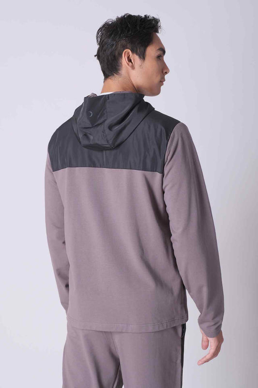 SPO0115 - Functional Stretch French Terry Zip-up Hooded Active Jacket