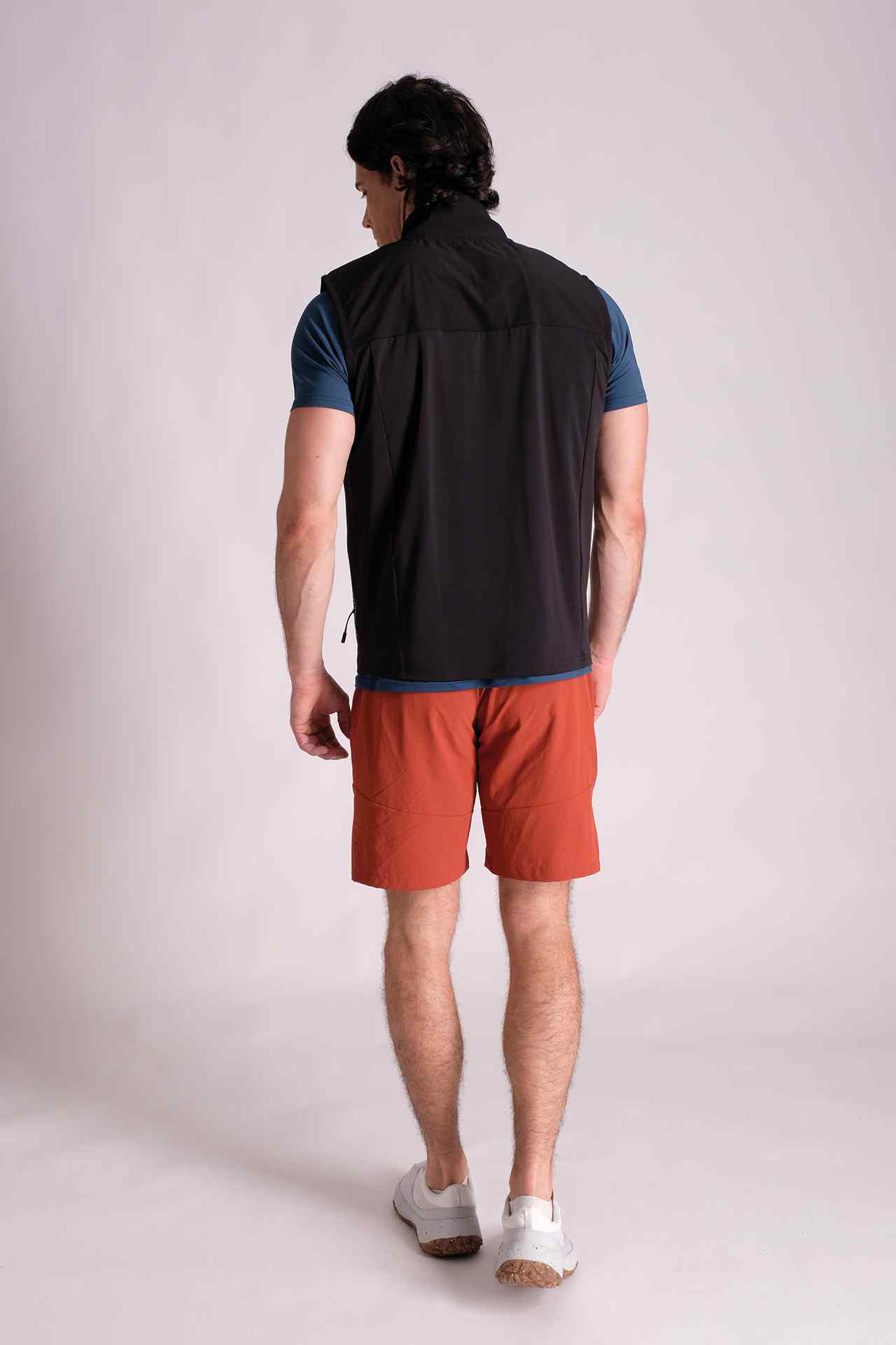 SPO0133 - Insulated 4-Way Stretch Interlock Running Vest - Black