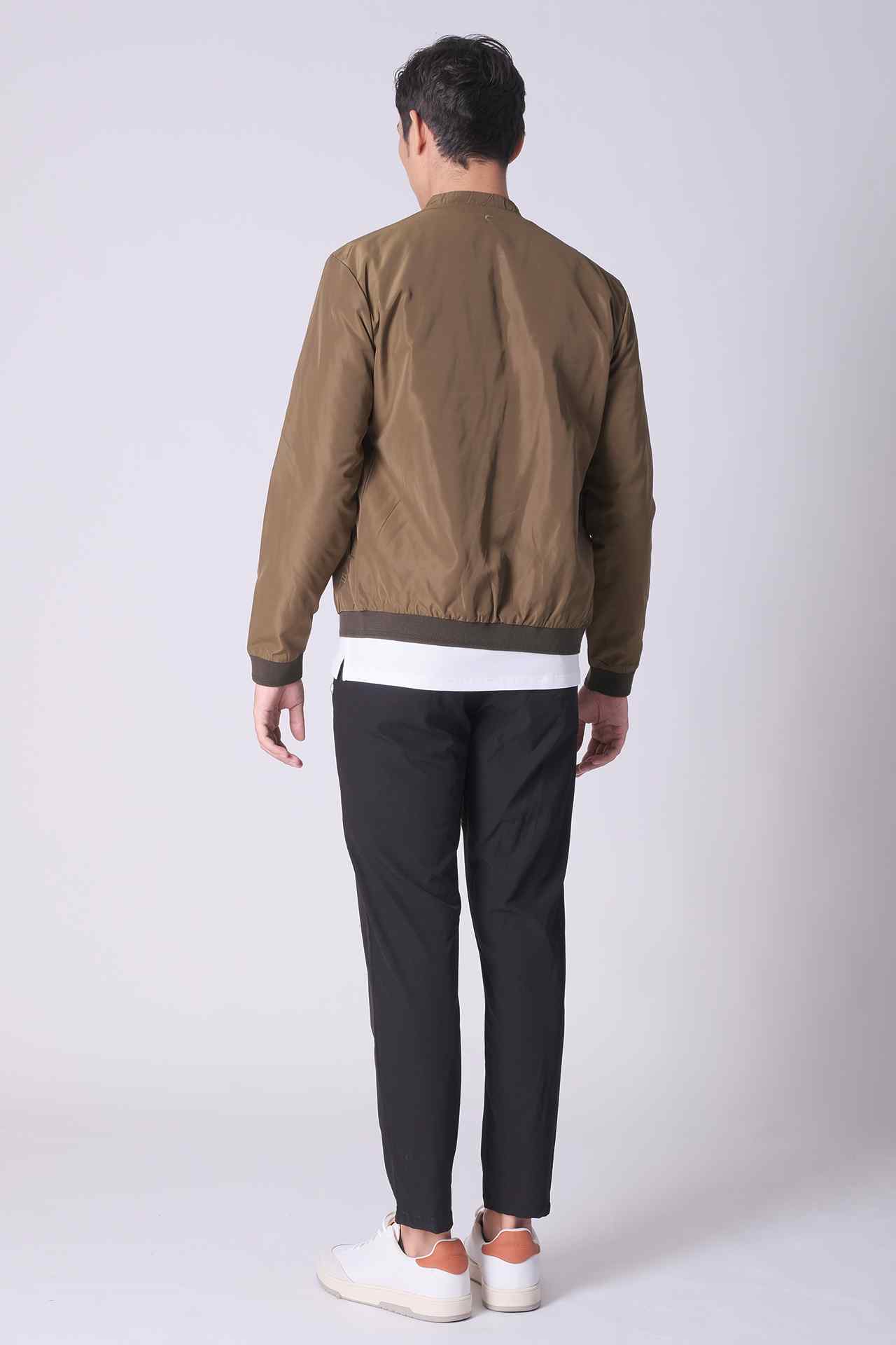 SPO0140 - Sustainable Water Resistant Lightweight Bomber Jacket - Army
