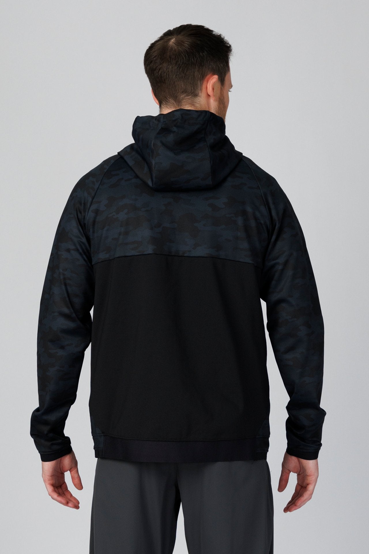 SPO0163 - Stretch Thermal Fleece Performance Jacket - Digital Camo