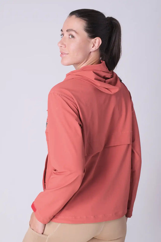 SPWO0188 - Women's Rain Anorak Jacket - Red