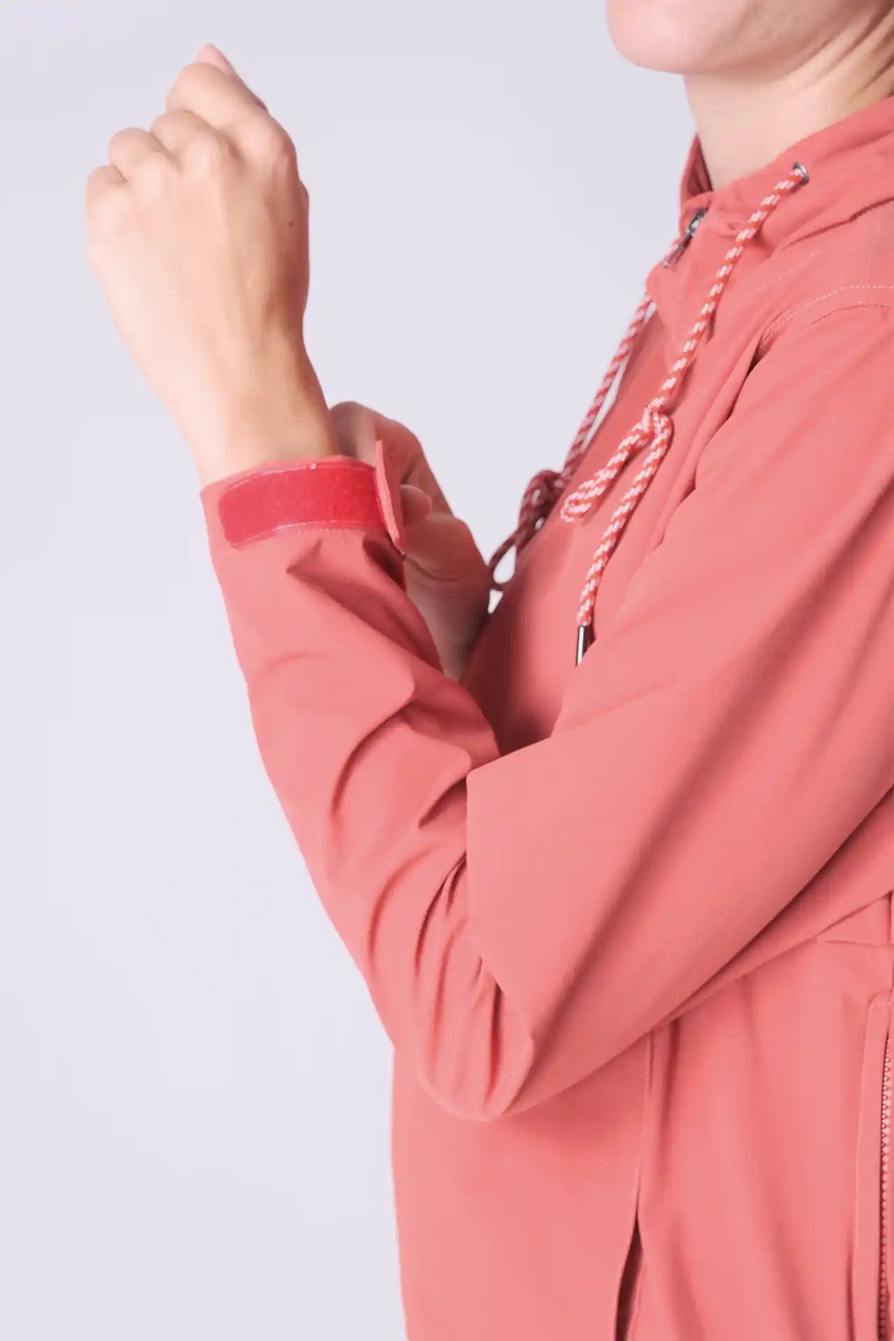 SPWO0188 - Women's Rain Anorak Jacket - Red