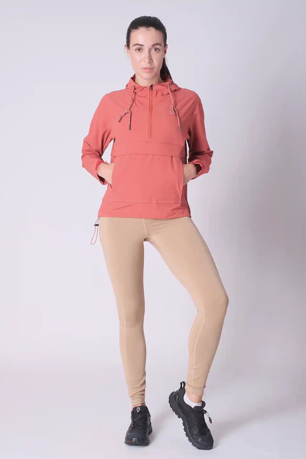 SPWO0188 - Women's Rain Anorak Jacket - Red