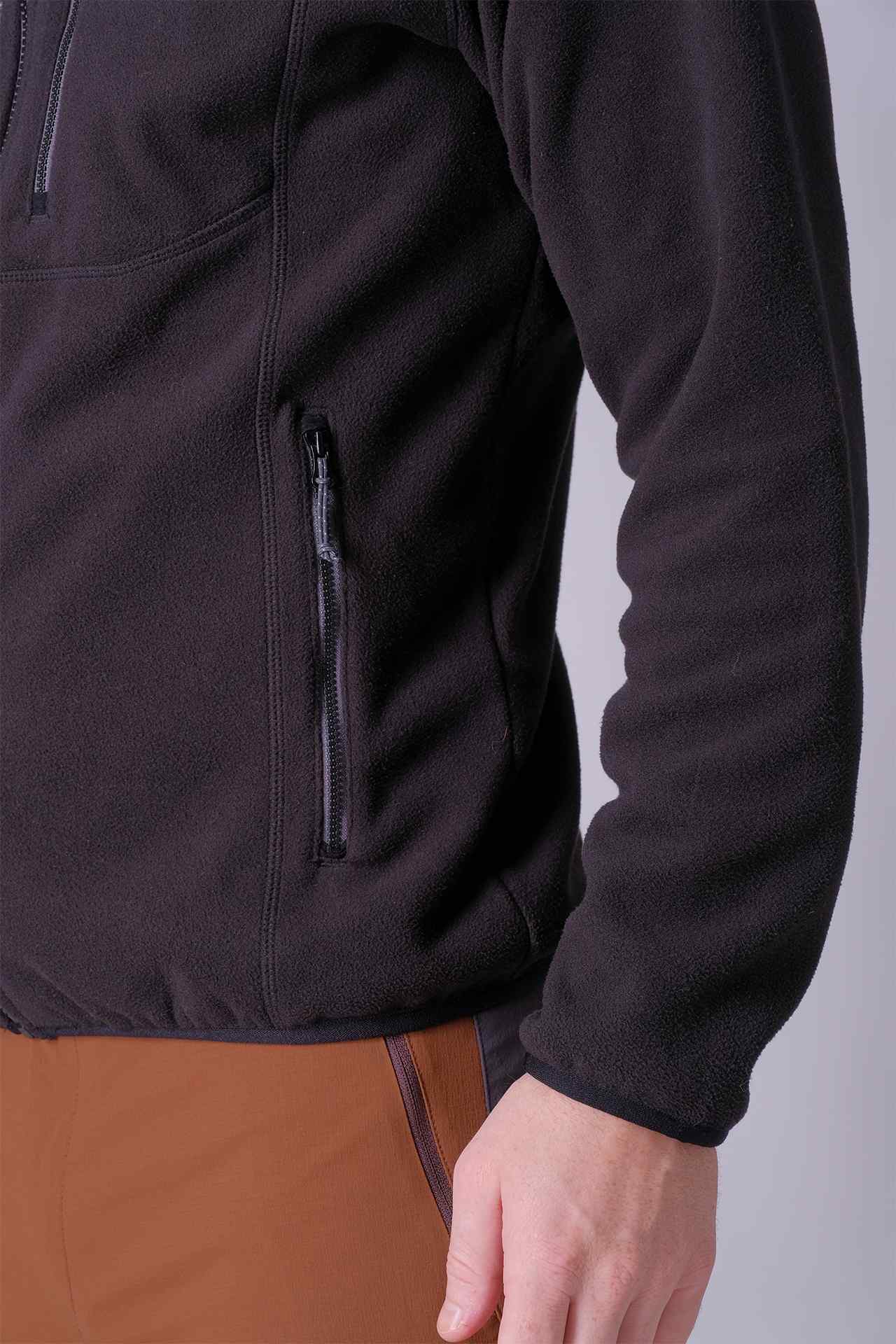 SPO0199 - Sustainable Tech Full Zip Micro Fleece Insulated Jacket - Black