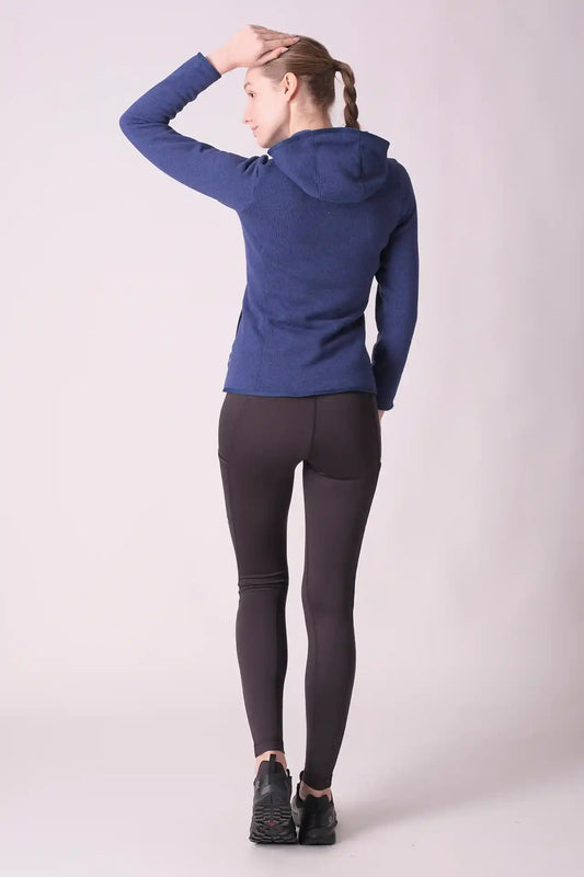 SPWO0201 - Women's Pattern Fleece Jacket - Cobalt