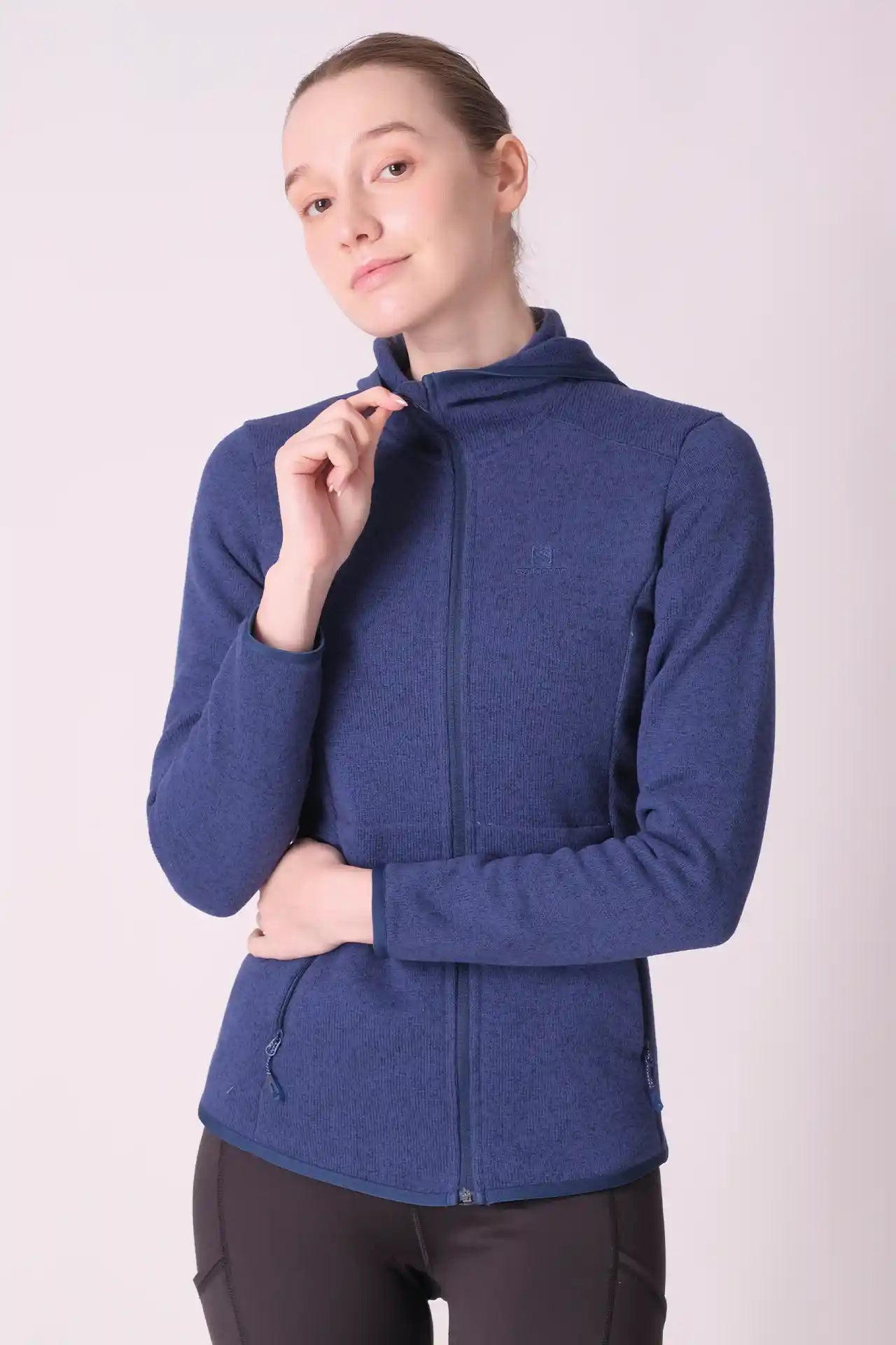 SPWO0201 - Women's Pattern Fleece Jacket - Cobalt