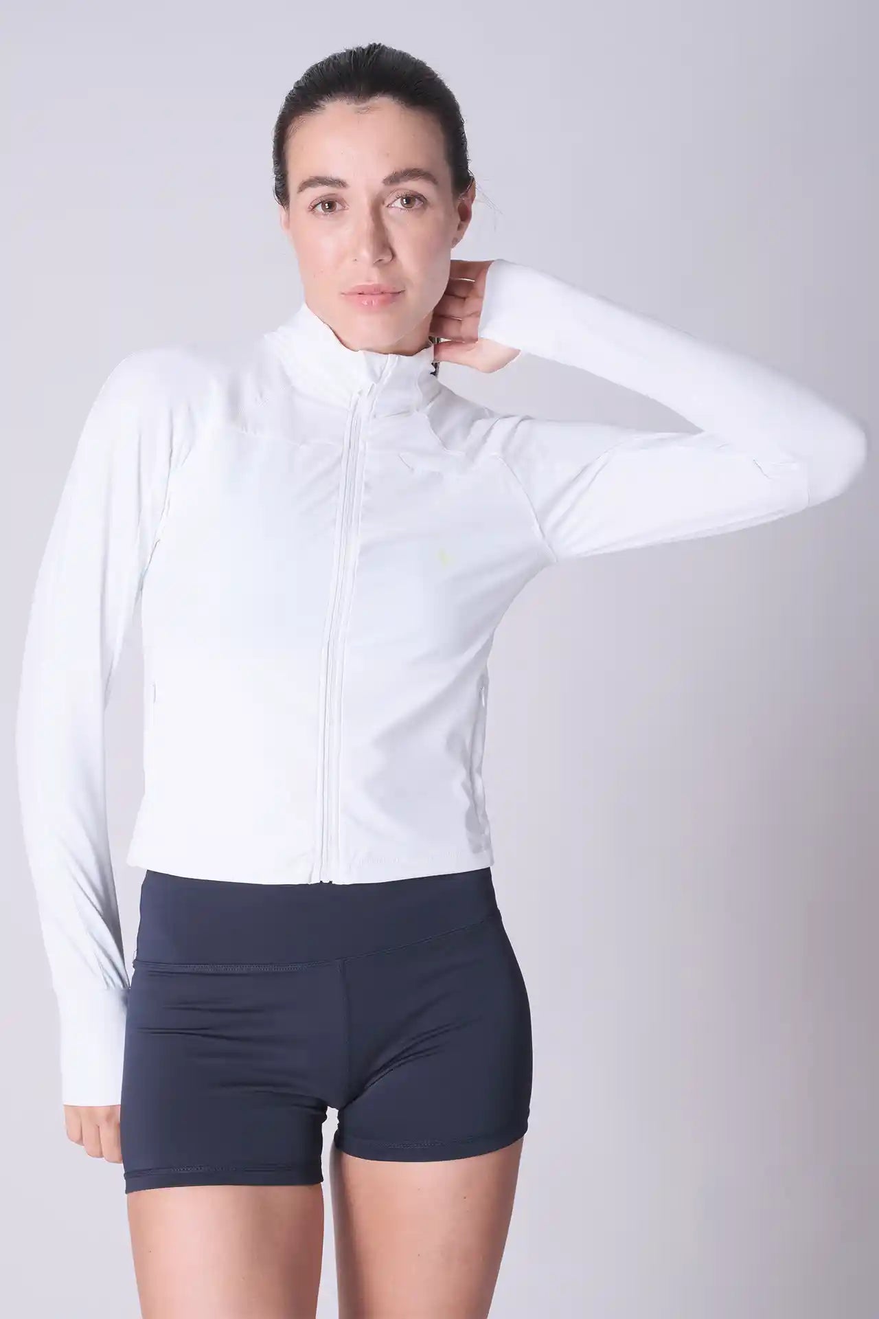 SPWO0213 - Women's Super Slim Training Jacket - White