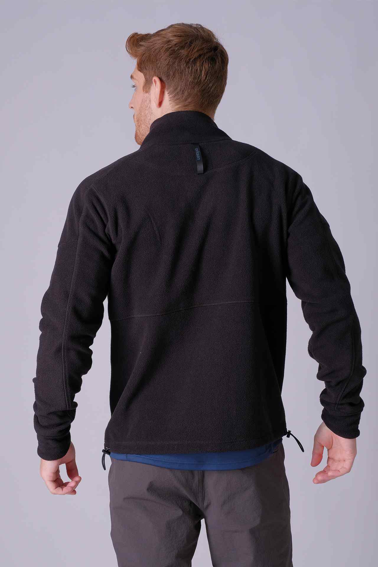 SPO22016 - Sustainable Classic Mock Neck Micro Fleece Insulated Jacket - Black