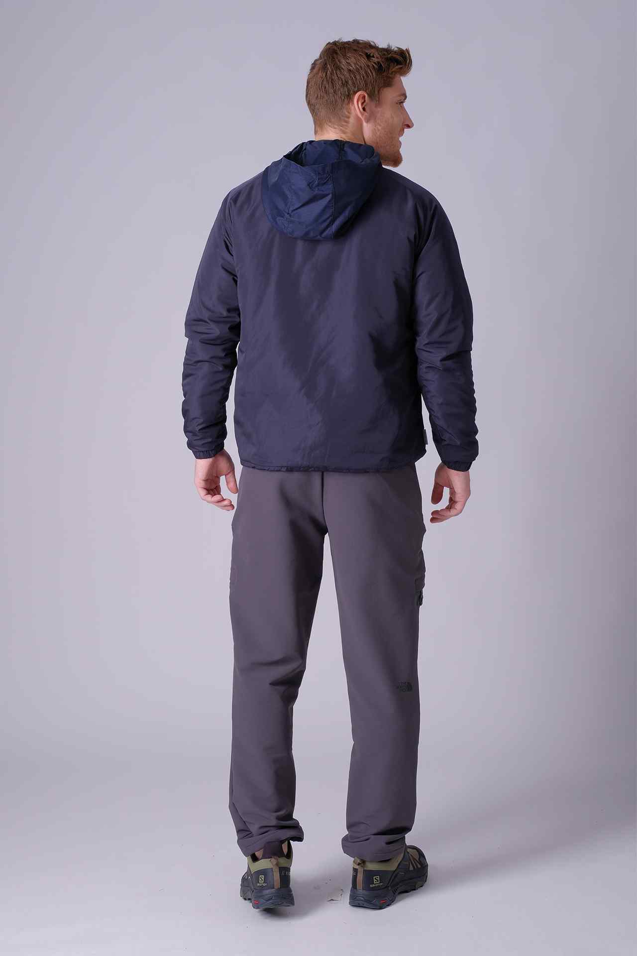 SPO22022 - Sustainable High Density Water Resistant Insulated Puffer Anorak - Navy