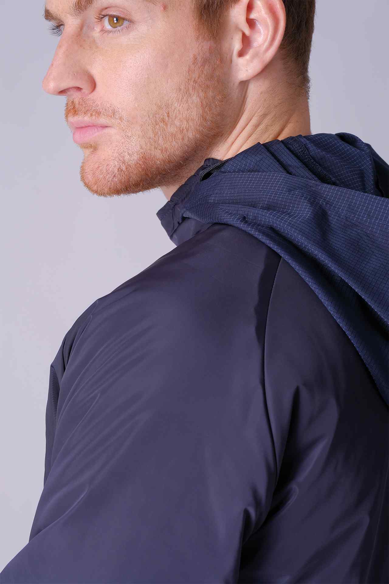 SPO22022 - Sustainable High Density Water Resistant Insulated Puffer Anorak - Navy