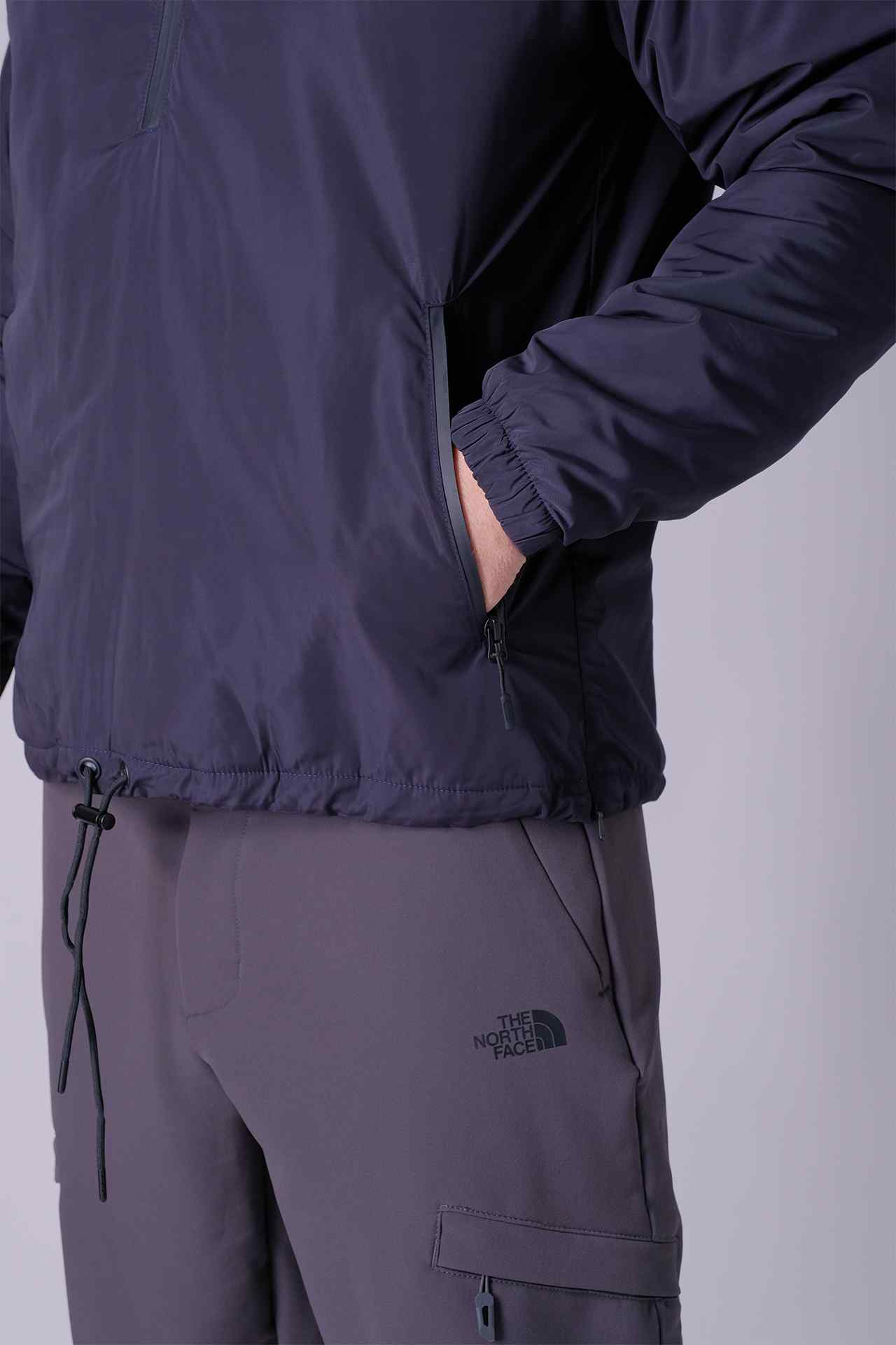 SPO22022 - Sustainable High Density Water Resistant Insulated Puffer Anorak - Navy