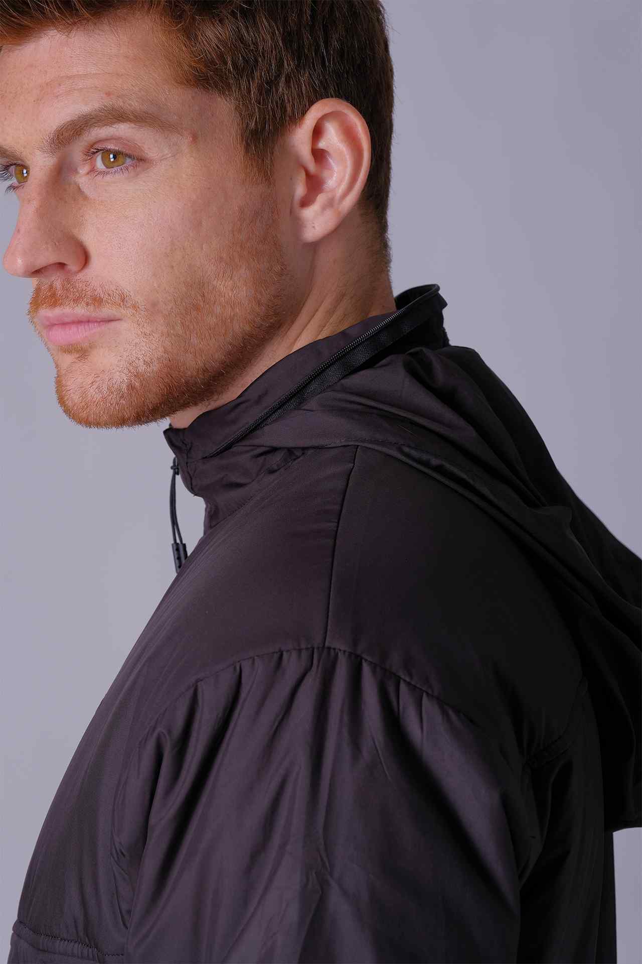 SPO23001 - Sustainable Water Repellent Cozy Warmth Padded Jacket - Black