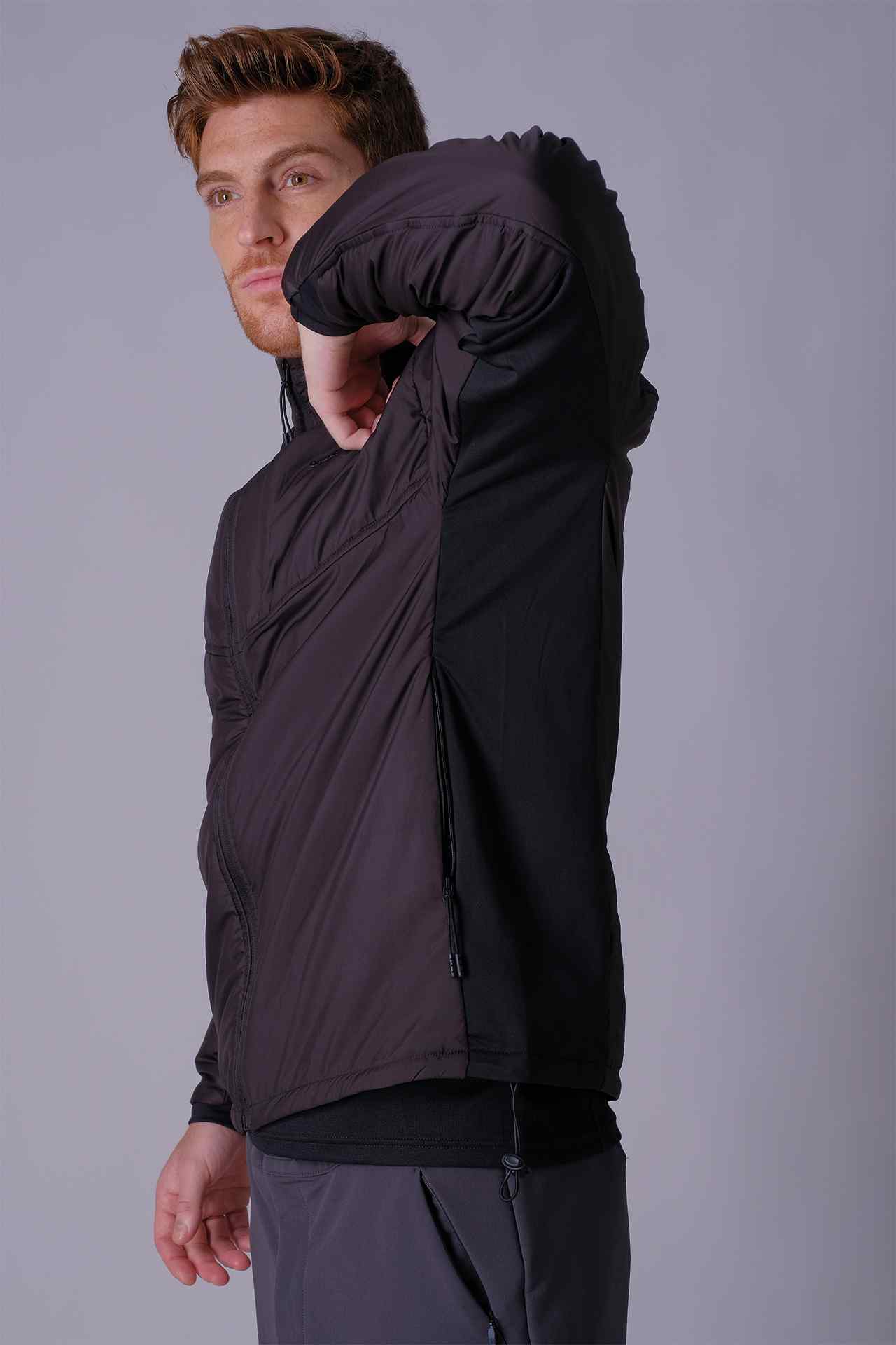 SPO23001 - Sustainable Water Repellent Cozy Warmth Padded Jacket - Black