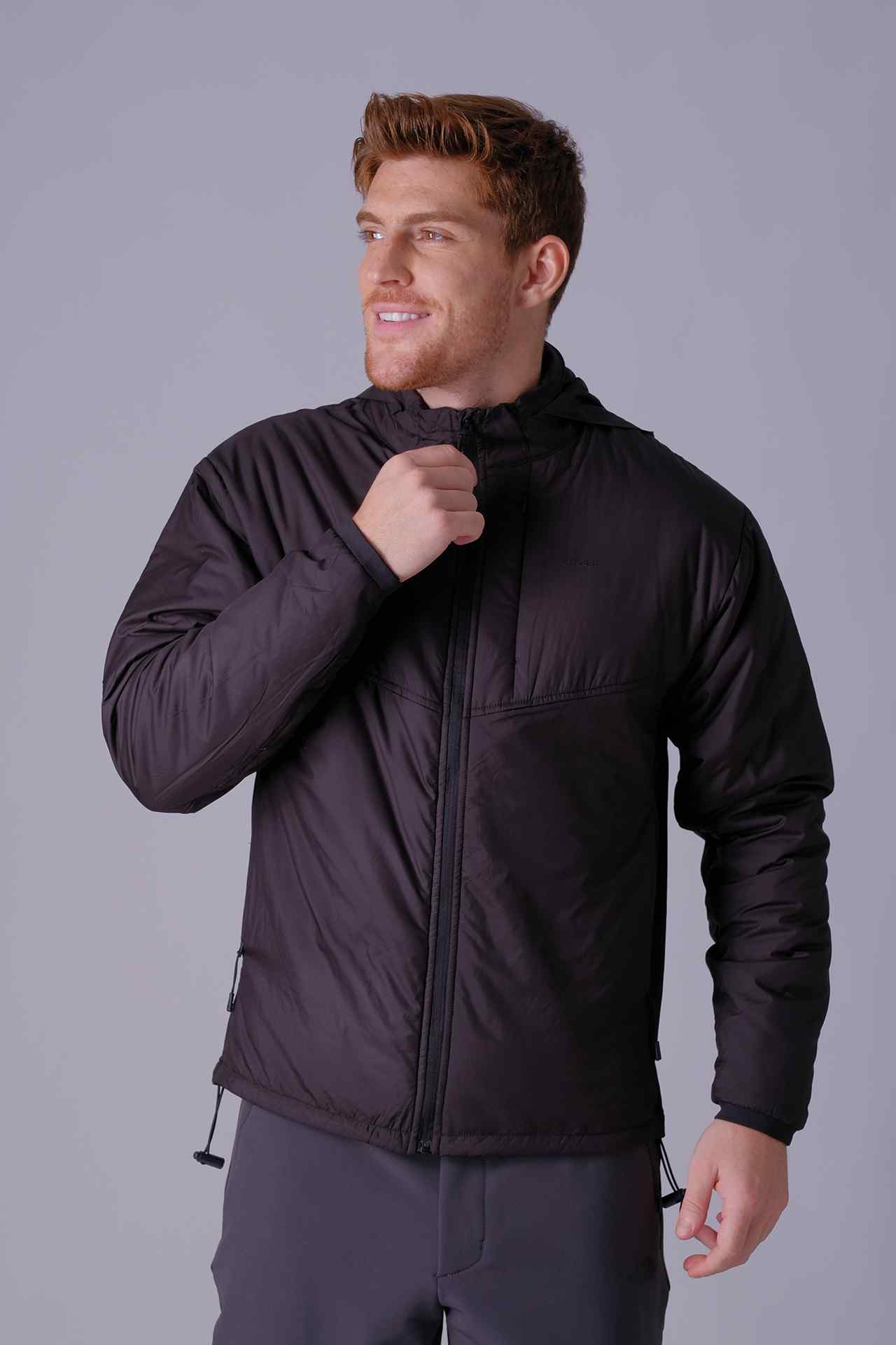 SPO23001 - Sustainable Water Repellent Cozy Warmth Padded Jacket - Black