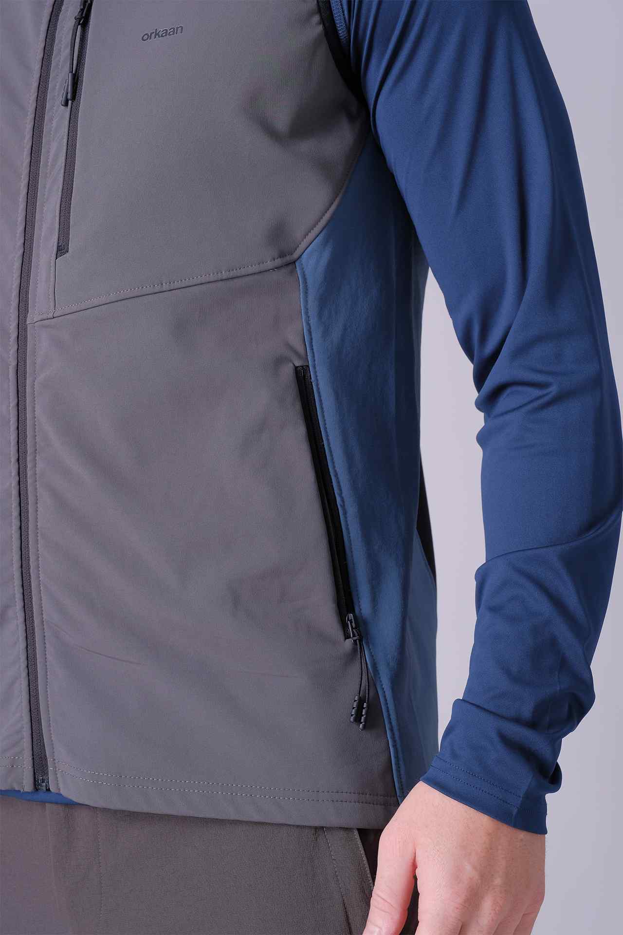 SPO23002 - 3M Water-Repellent Hybrid Thermal Midlayer Vest - Grey