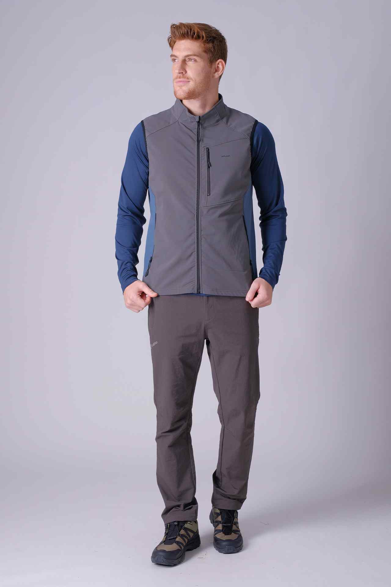 SPO23002 - 3M Water-Repellent Hybrid Thermal Midlayer Vest - Grey