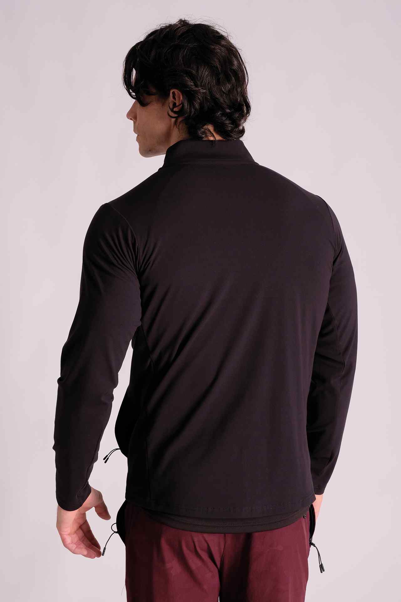 SPO23006 - Lightweight Thermal Full Zip Active Jacket - Black