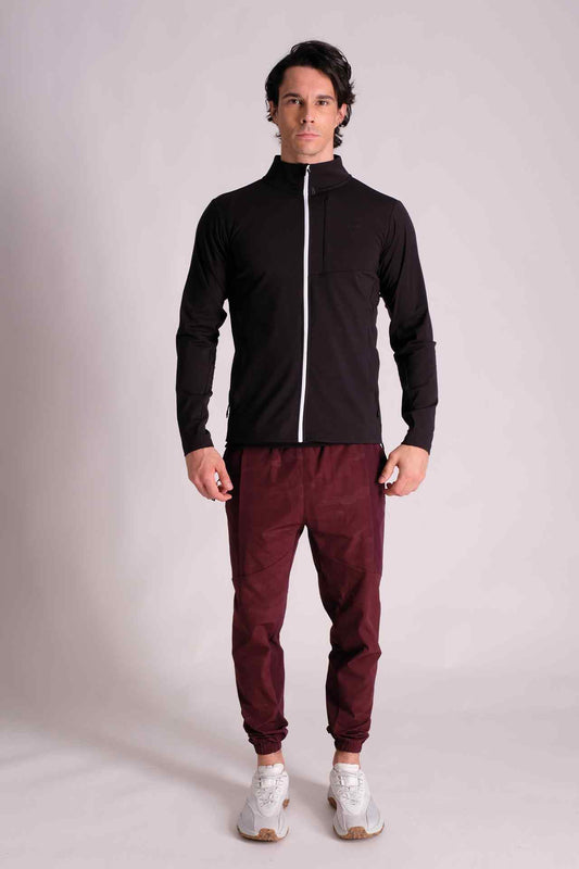 SPO23006 - Lightweight Thermal Full Zip Active Jacket - Black