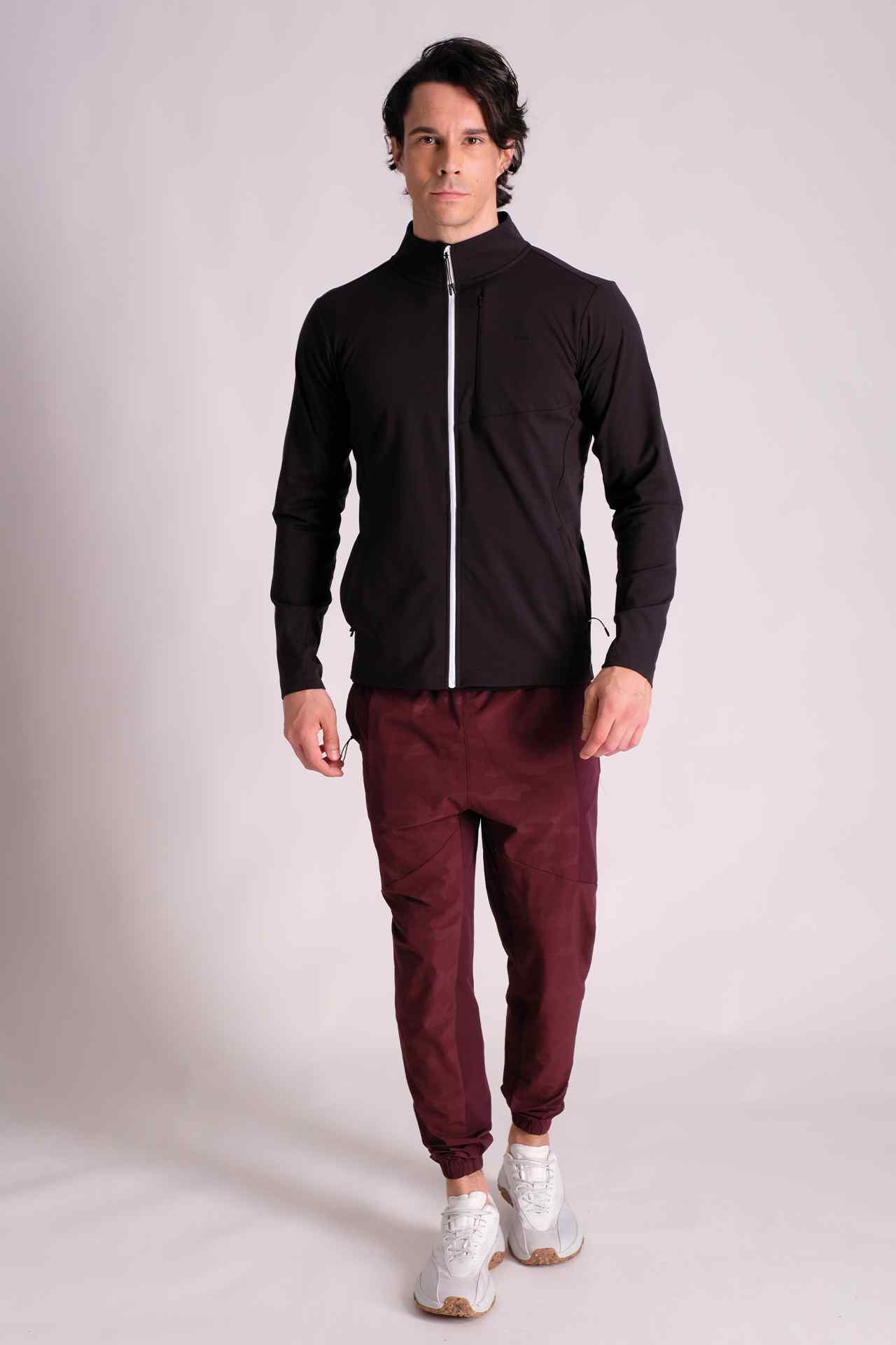 SPO23006 - Lightweight Thermal Full Zip Active Jacket - Black