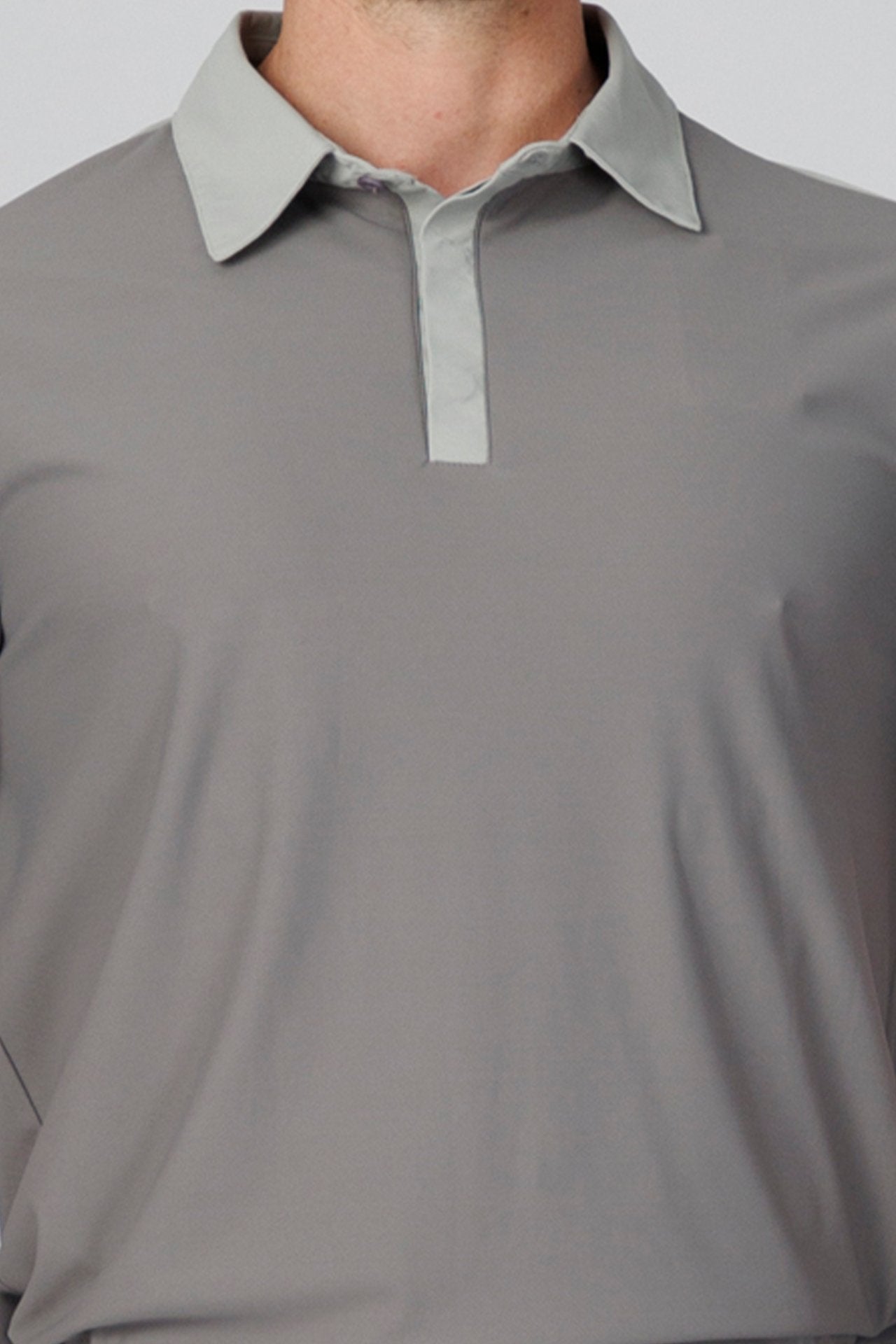 SPP0027 - Quick-Drying Performance Stretch Piqué Golf Polo - Grey