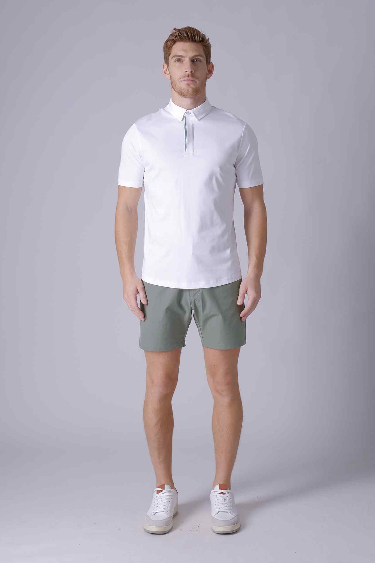 SPP0039 - Finest US Supima Cotton Short Sleeve Polo Shirt - White