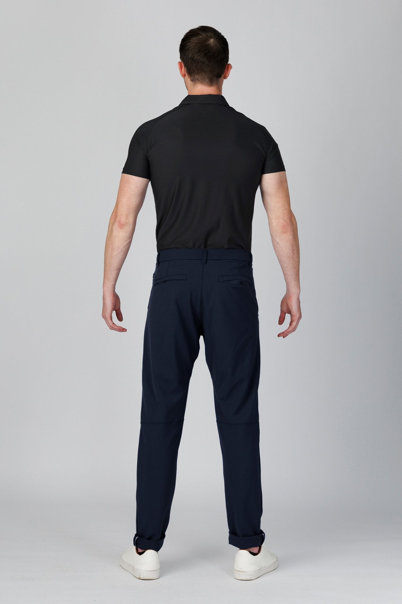 SPP0064 - Quick-Drying Performance Stretch Piqué Golf Polo - Black