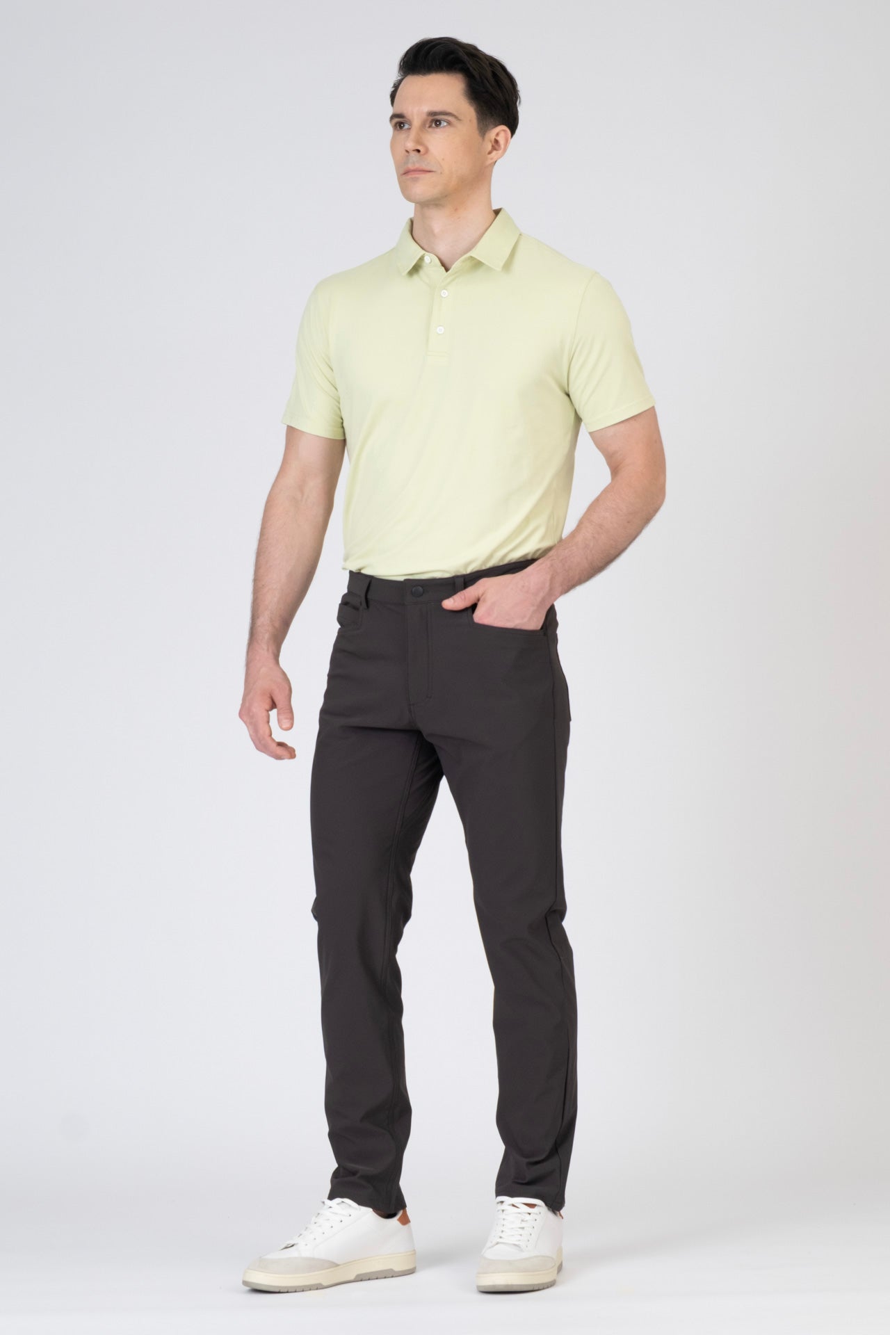 SPP0082 - Ultra Soft Lightweight Stretch Brushed Short Sleeve Polo - Mint