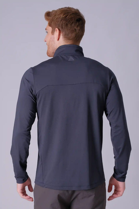 SPR0013 - Stretch Thermal Mock Neck Active Half Zip Pullover