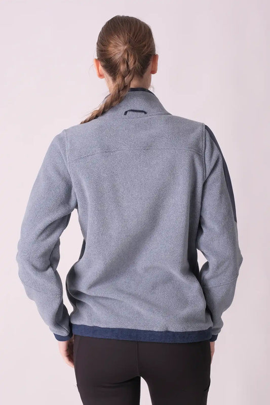 SPWR0031 - Women's Fleece Loose Anorak - Greyish Blue