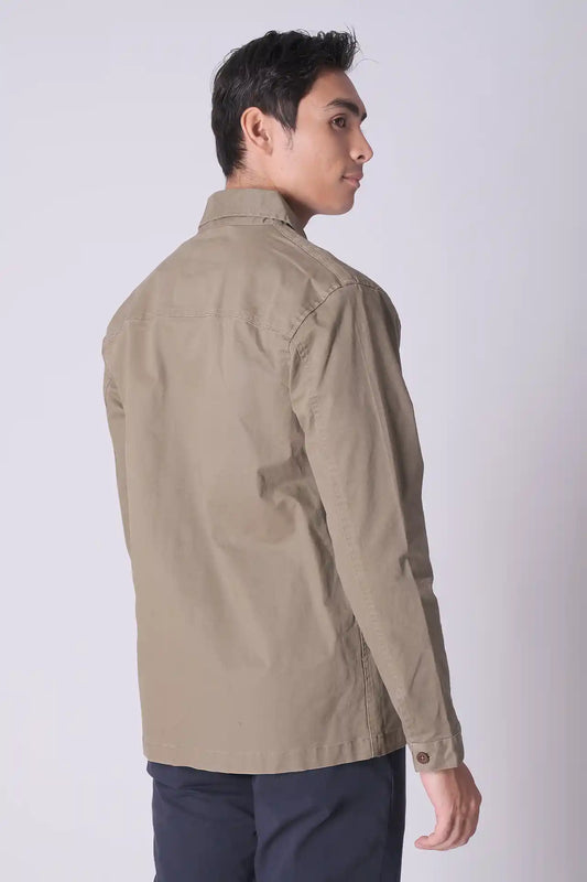 SPW0016 - Durable Stretch Cotton Twill Traveller Worker Shirt Jacket