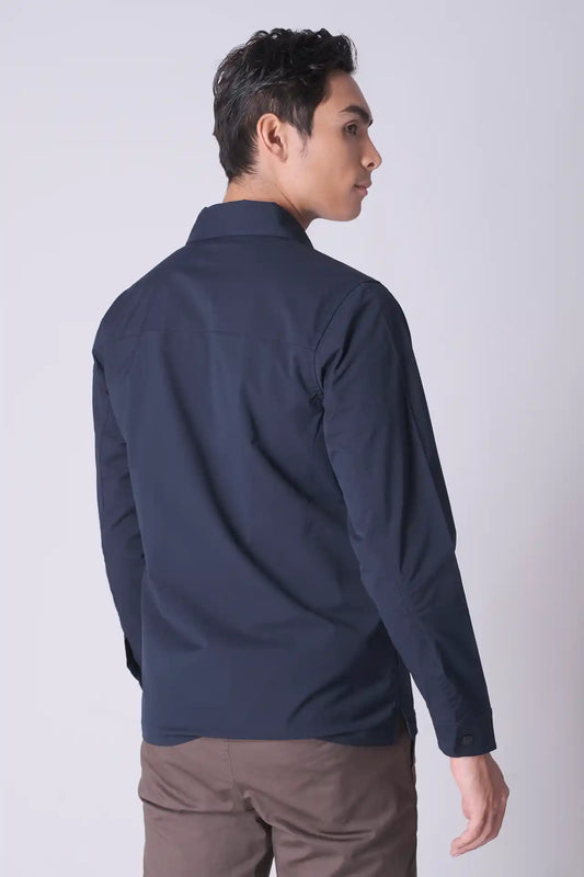 SPW22001A - Sustainable T400 Water Resistance Performance Overshirt