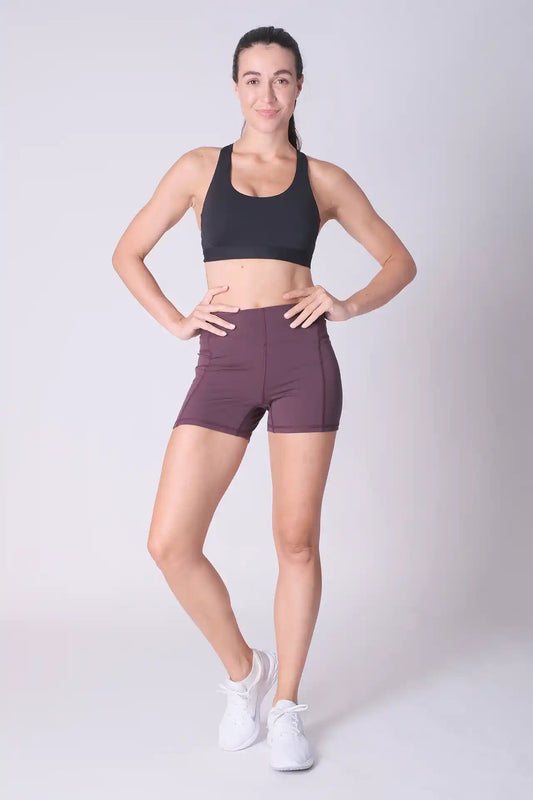 SPWX0015 - Women's Racerback Bra Top - Black