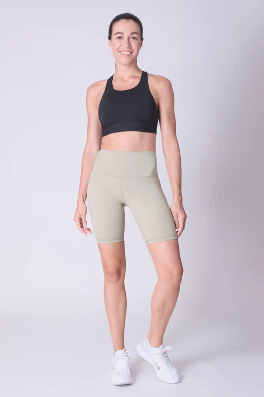 SPWX0016 - Women's High Neck Sport Bra - Black