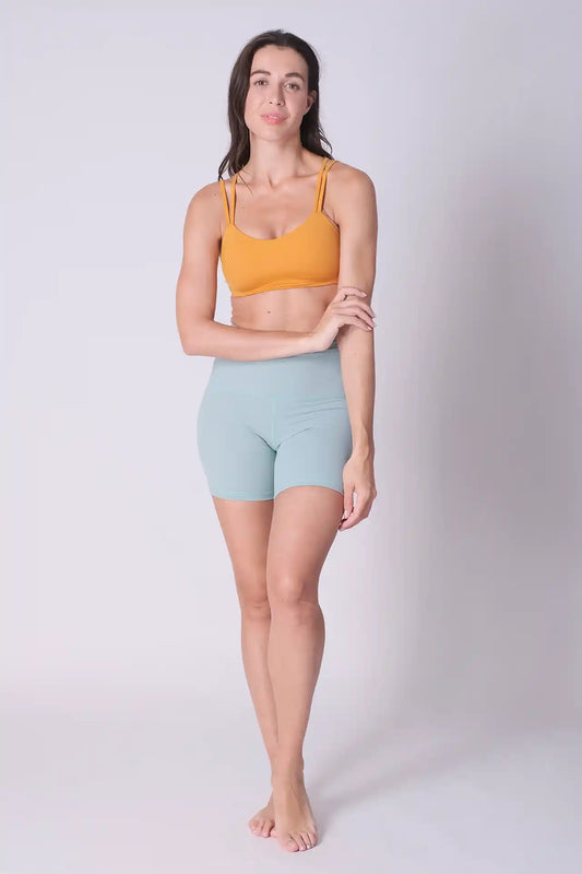 SPWX0017 - Women's Double Straps Bra Top - Orange