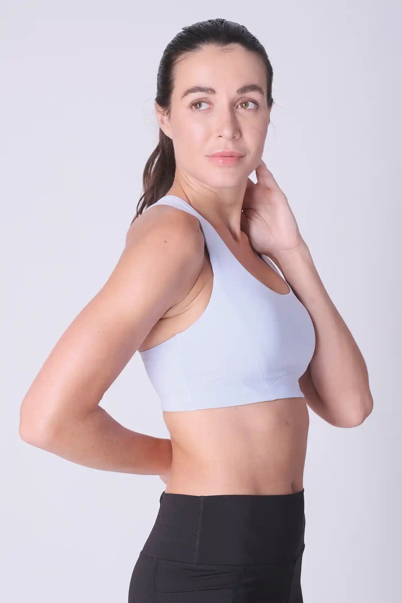 SPWX0020 - Women's Open Racerback Bra Top - Light Purple