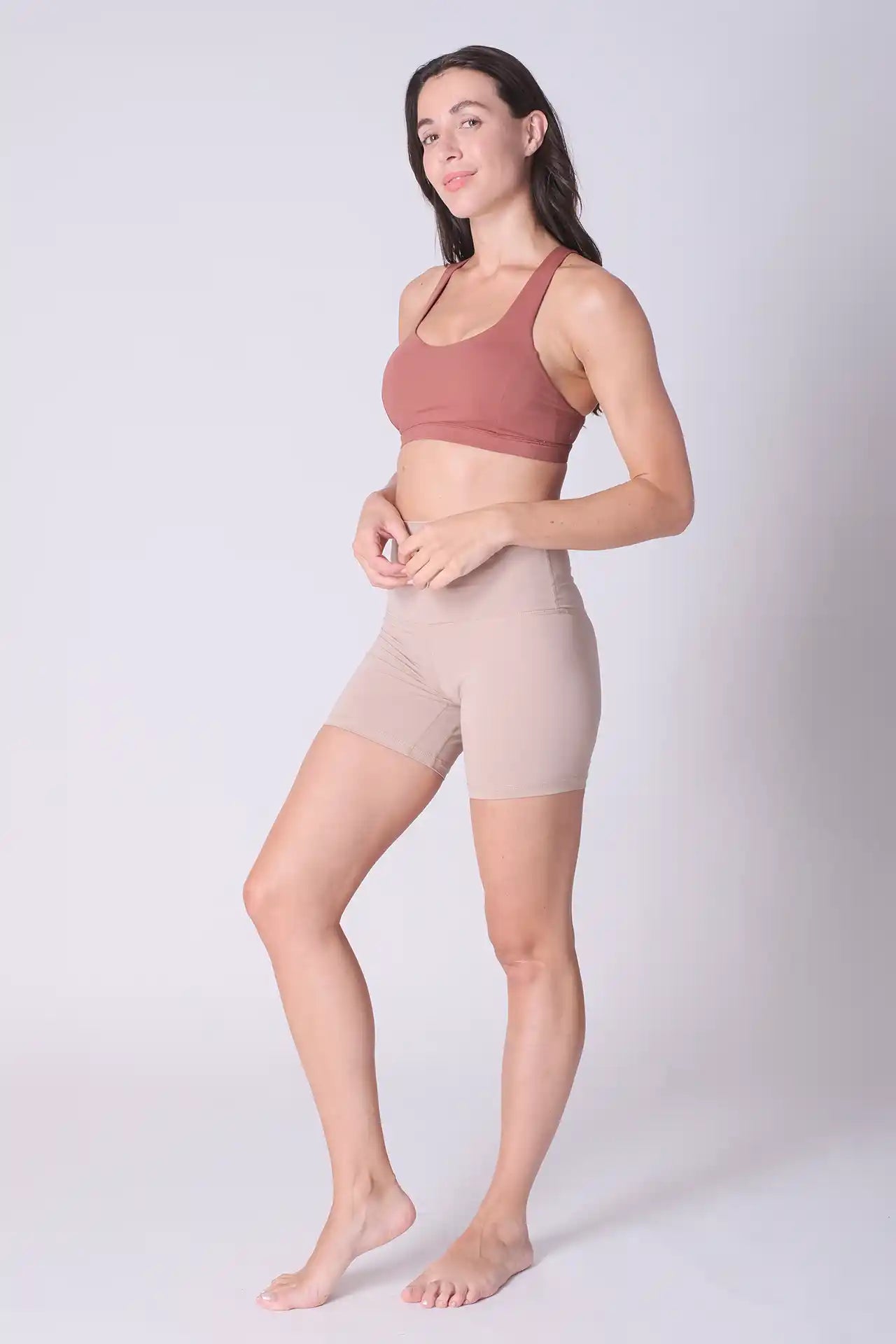 SPWX0025 - Women's Multi Crossed Straps Bra Top - Rose