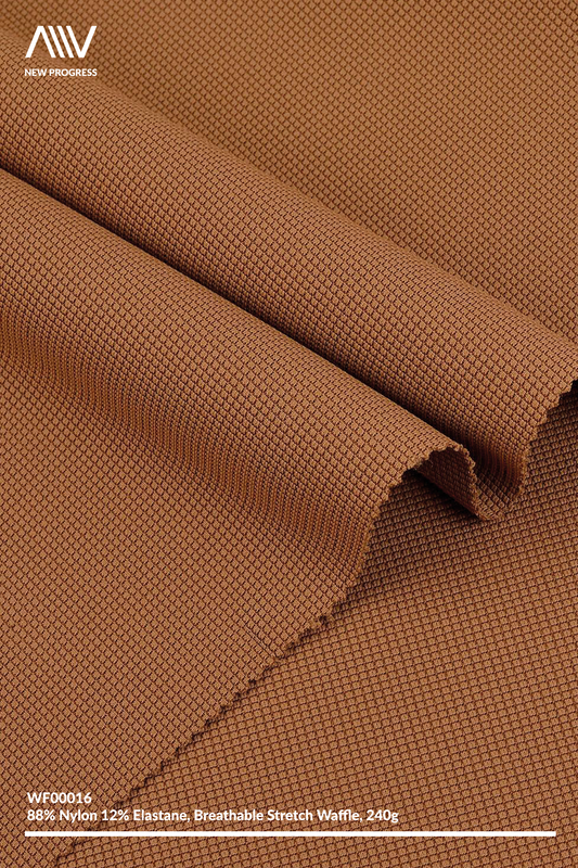 WF00016 - BEATHABLE MIDWEIGHT ULTRA STRETCH NYLON WAFFLE - 240G