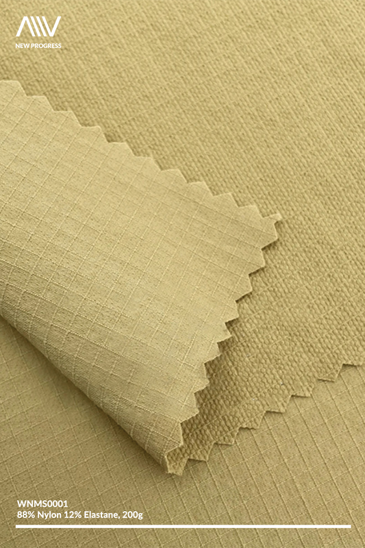 WNMS0001 - Midweight Water-Resistant 0.3 Grid Stretch Woven Mountaineering - 200G