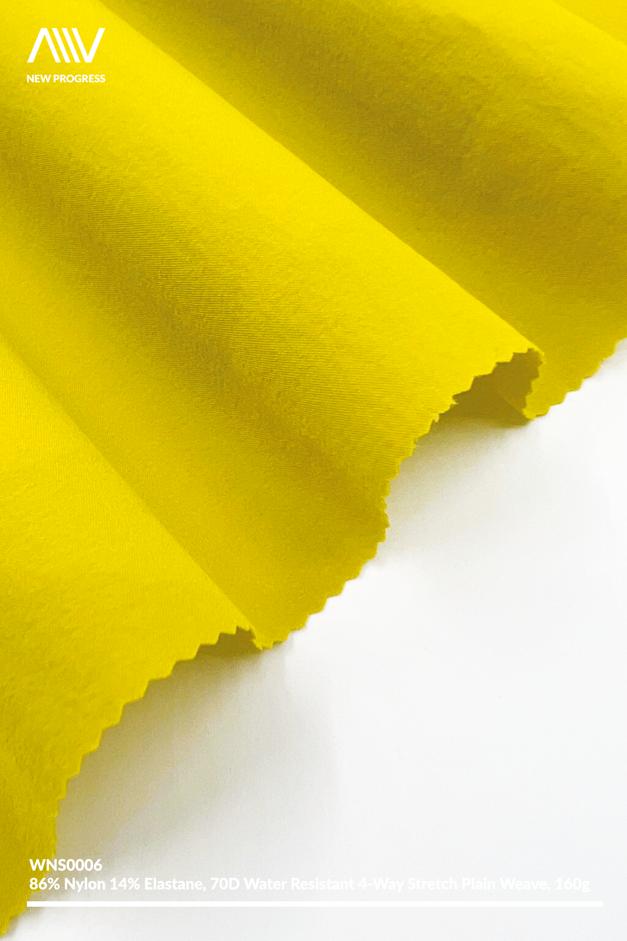 WNS0006 - LIGHTWEIGHT 70D WATER RESISTANT 4-WAY STRETCH WOVEN PLAIN WEAVE - 160G