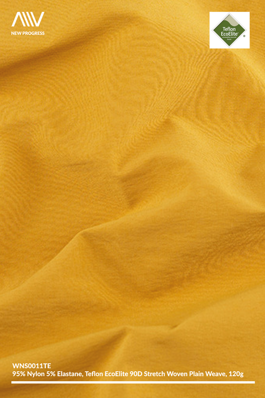 WNS0011TE - TEFLON ECOELITE™ 90D WATER REPELLENT STRETCH WOVEN PLAIN WEAVE - 118G