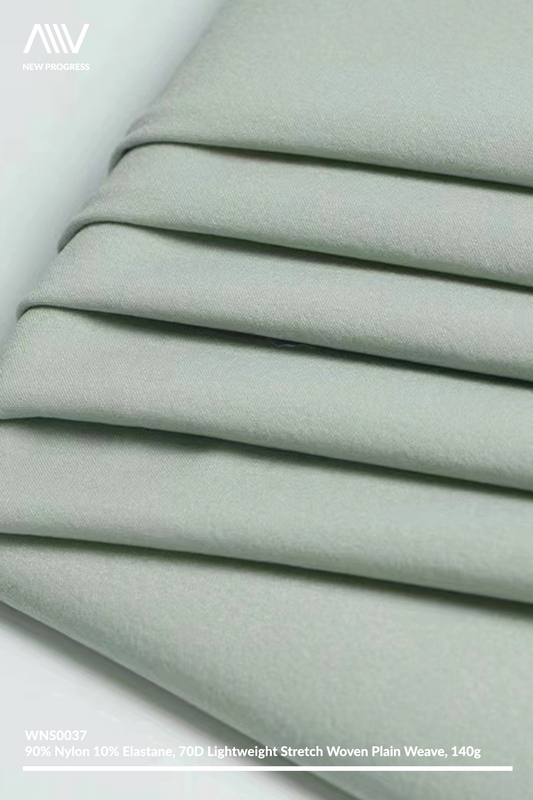 WNS0037 - LIGHTWEIGHT 70D WATER RESISTANT STRETCH WOVEN PLAIN WEAVE - 140G