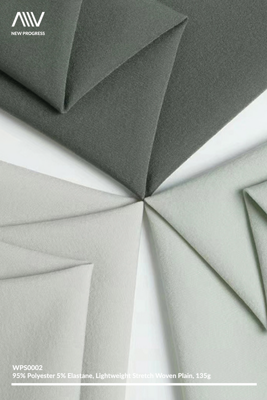WPS0002 - LIGHTWEIGHT 70D x 70D STRETCH PLAIN WEAVE- 135G
