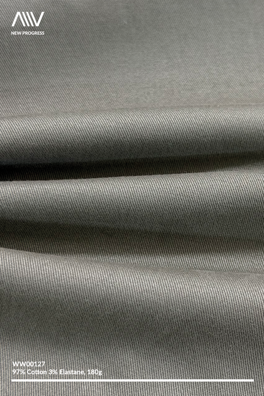 WW00127 - 40D 40sx40s Stretch Brushed Twill - 180G