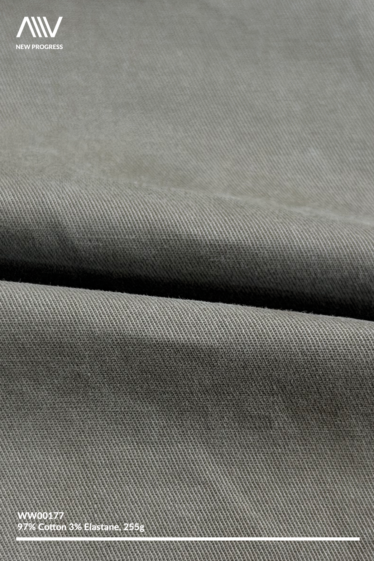 WW00177 - 32sx16s/70D Durable Stretch Cotton Twill - 255G